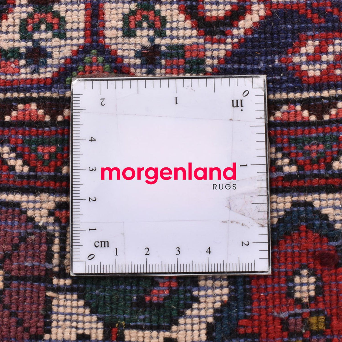 Perserteppich - Nomadic quadratisch  - 198 x 198 cm - rot