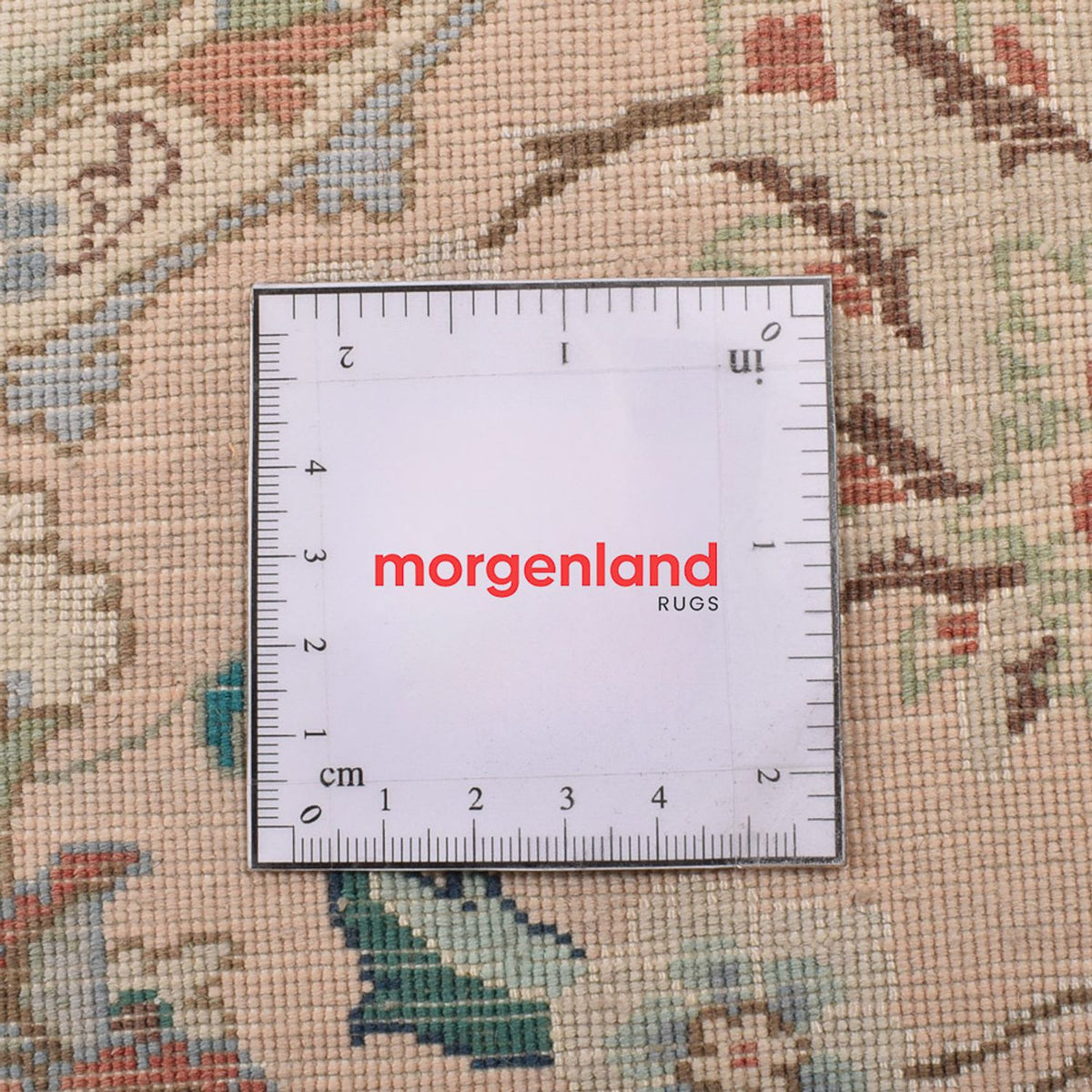 Perserteppich - Täbriz - Royal rund  - 200 x 200 cm - sand