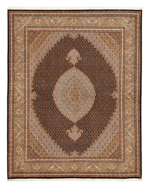 Perserteppich - Täbriz - Royal - 250 x 202 cm - dunkelbraun