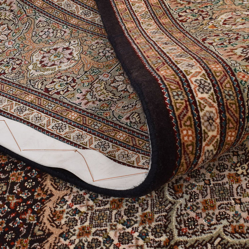 Perserteppich - Täbriz - Royal - 250 x 202 cm - dunkelbraun