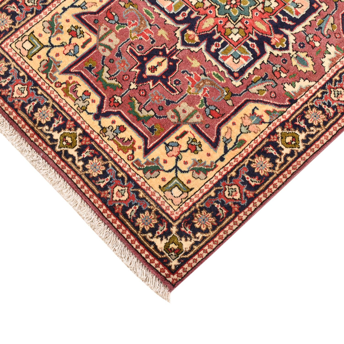 Perserteppich - Täbriz - Royal - 82 x 60 cm - hellrot