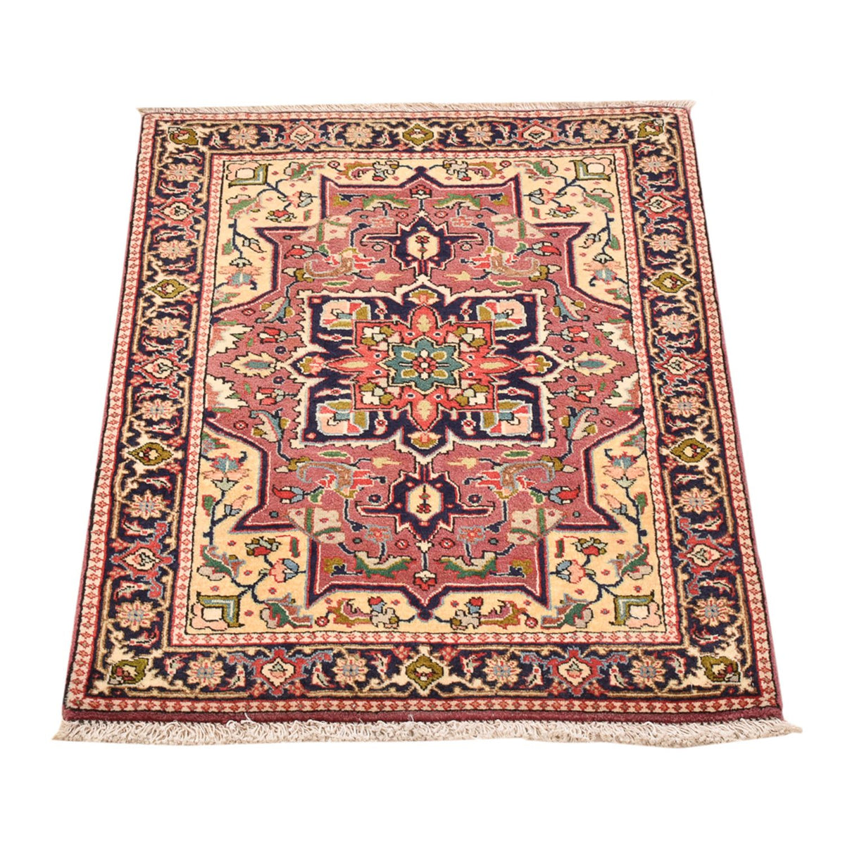 Perserteppich - Täbriz - Royal - 82 x 60 cm - hellrot