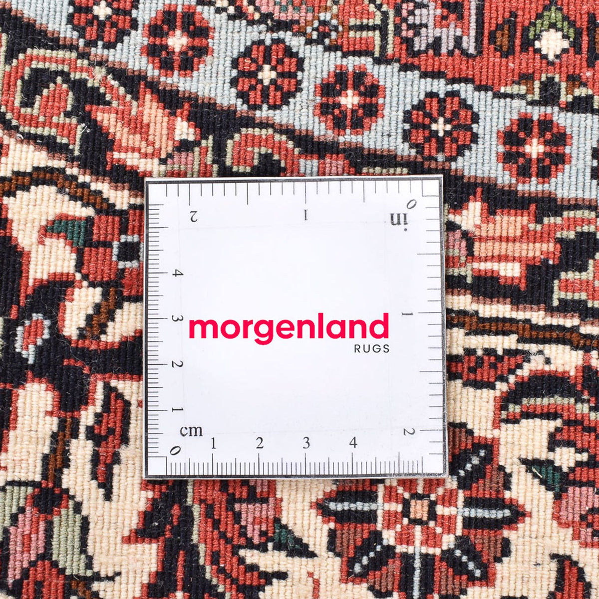 Perserteppich - Bidjar rund  - 155 x 155 cm - hellrot