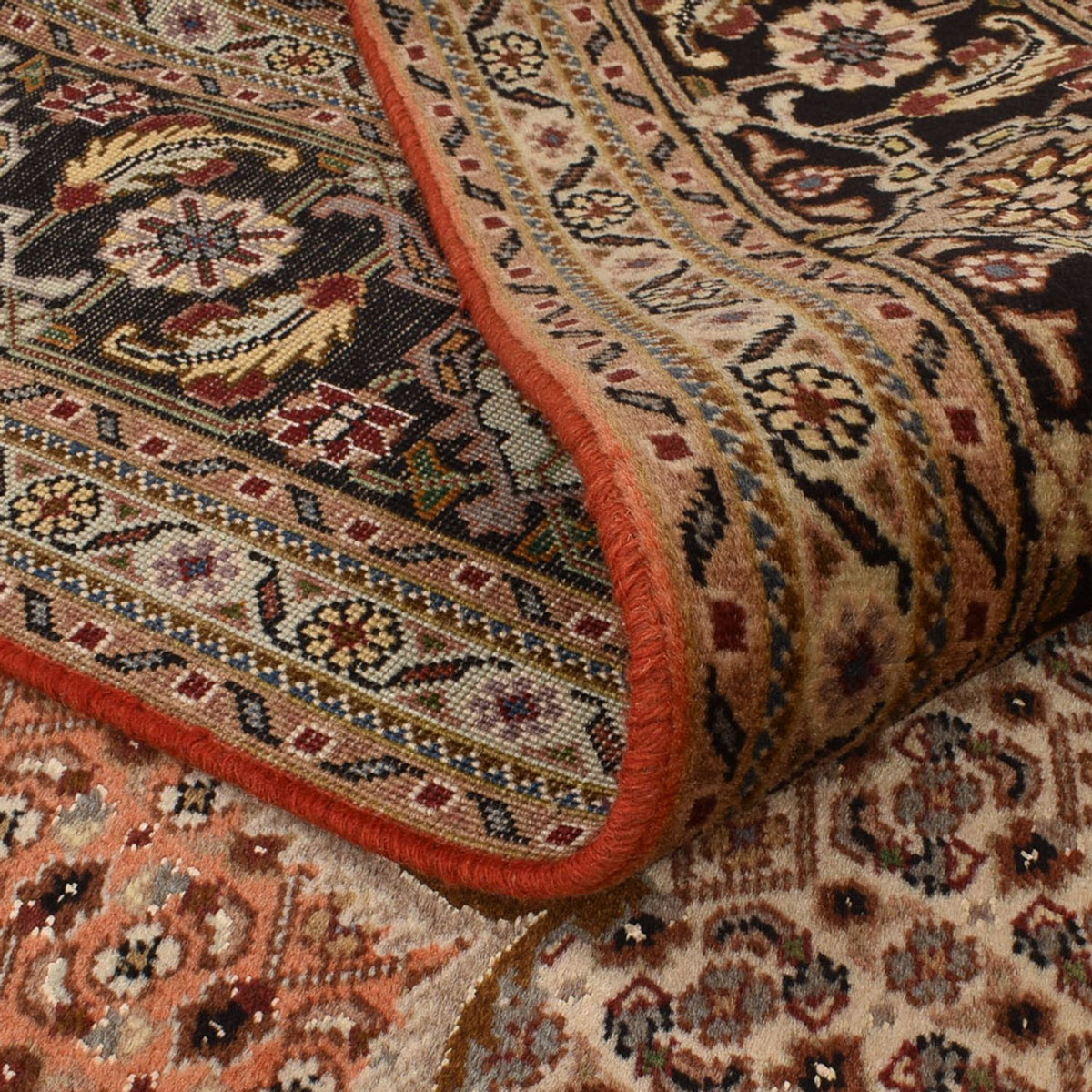 Perserteppich - Täbriz - Royal quadratisch  - 253 x 245 cm - dunkelbeige
