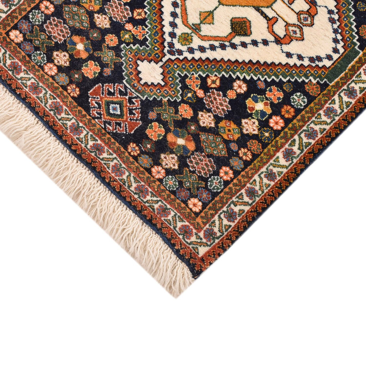 Gabbeh Teppich - Kaschkuli Perser - 60 x 35 cm - mehrfarbig
