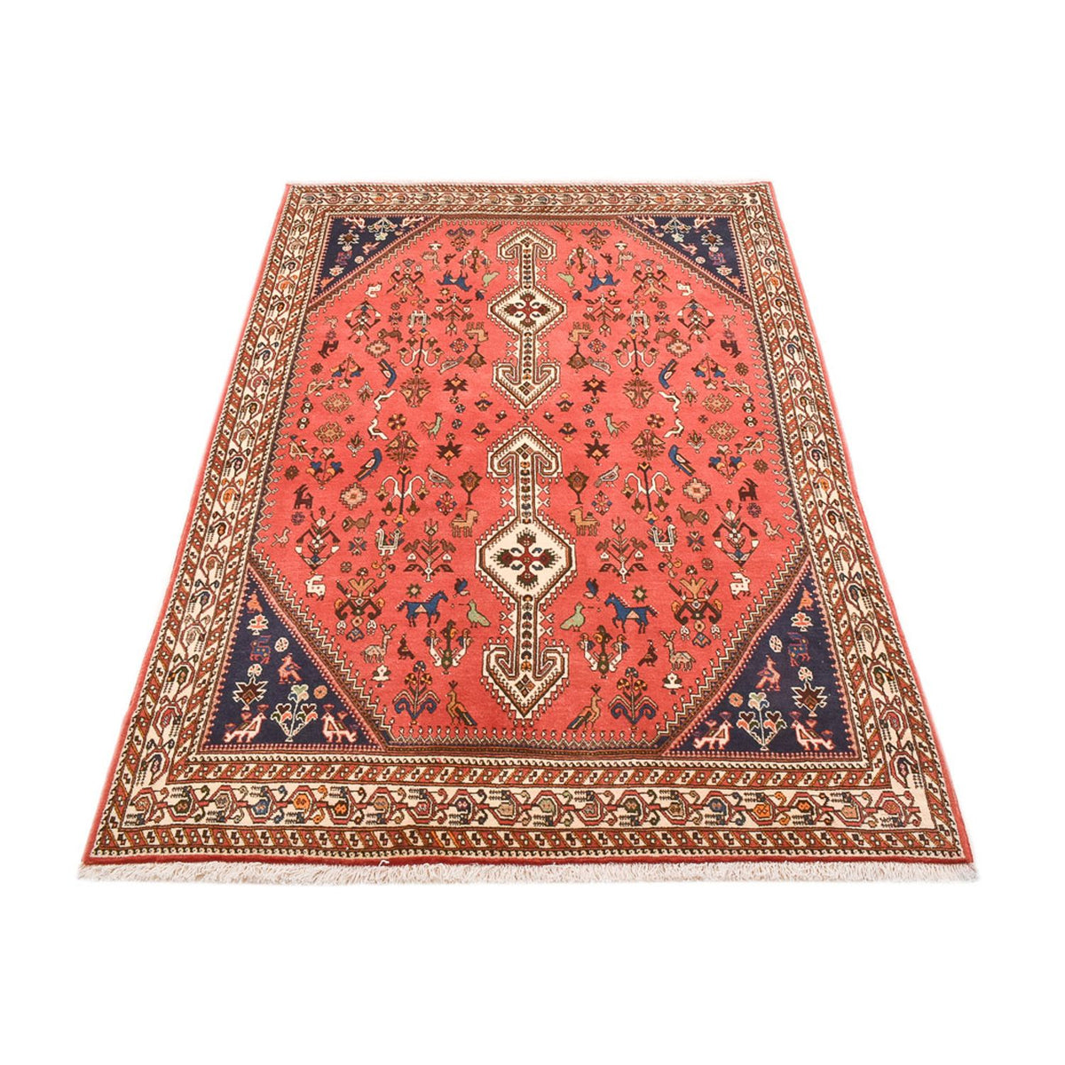 Perserteppich - Nomadic - 205 x 140 cm - rot