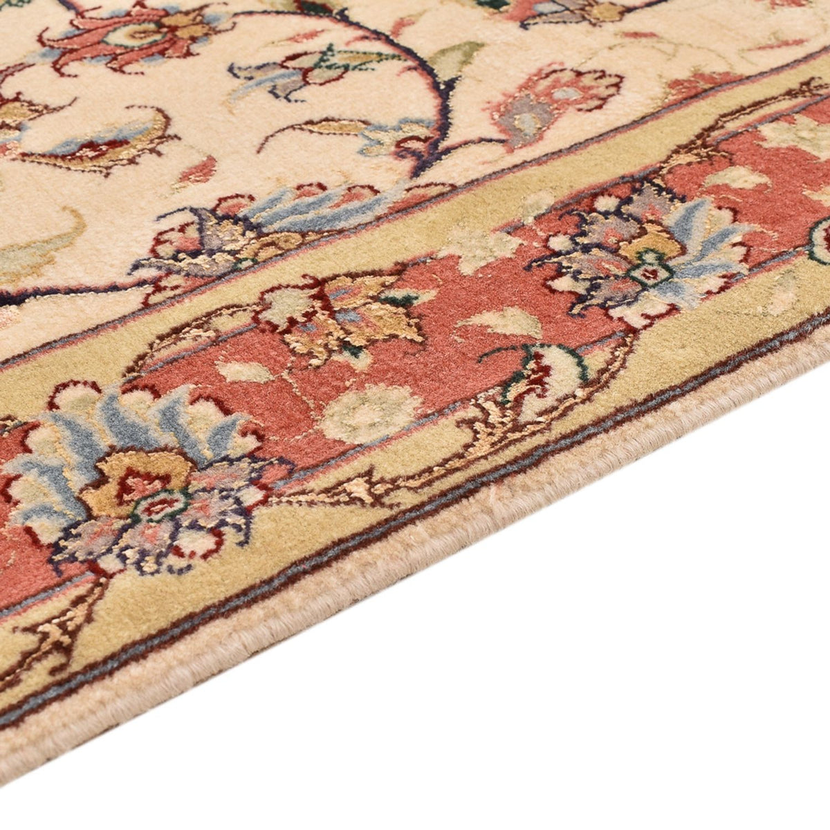 Läufer Perser - Täbriz - Premium - 205 x 81 cm - beige