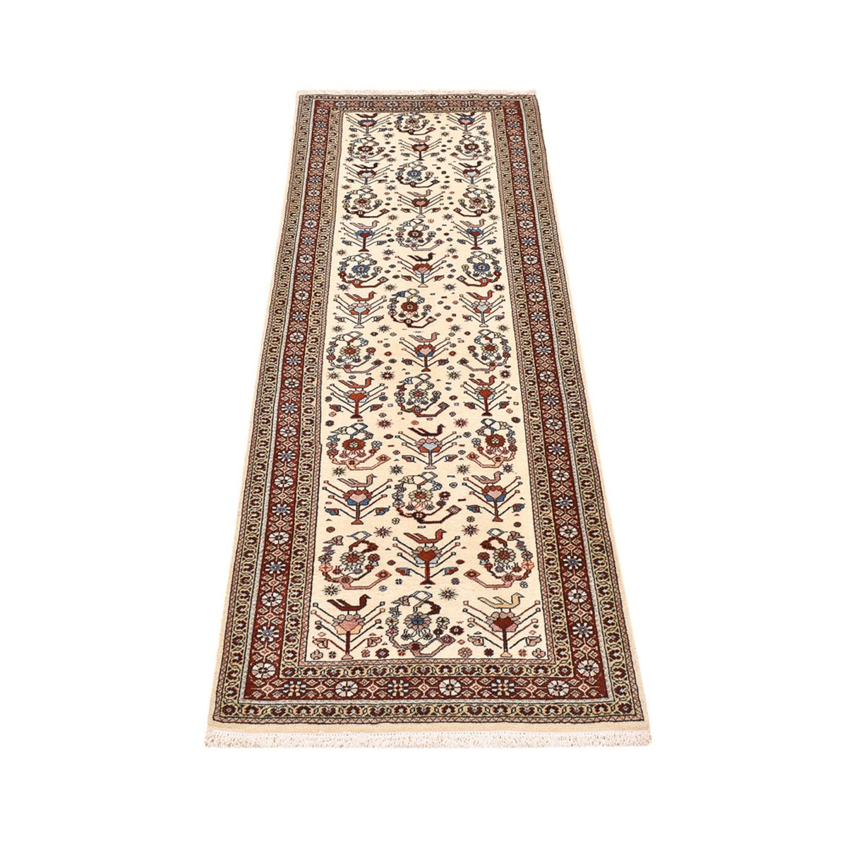 Läufer Gabbeh - Kaschkuli Perser - 213 x 65 cm - beige