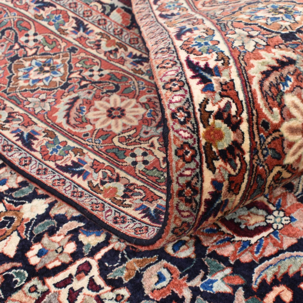 Perserteppich - Bidjar quadratisch - 210 x 210 cm - rost