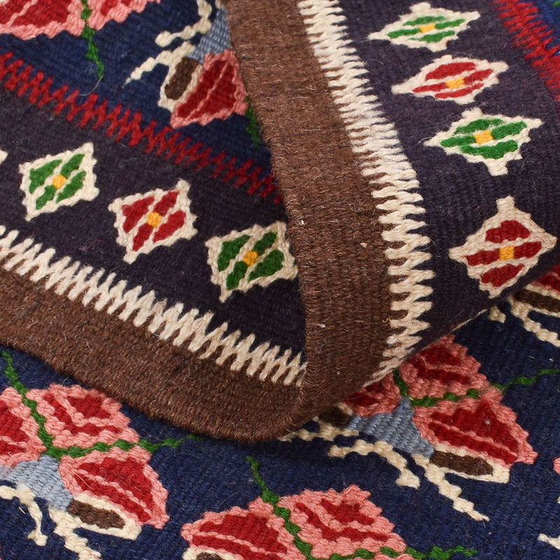 Kelim Teppich - Oriental quadratisch  - 66 x 66 cm - mehrfarbig