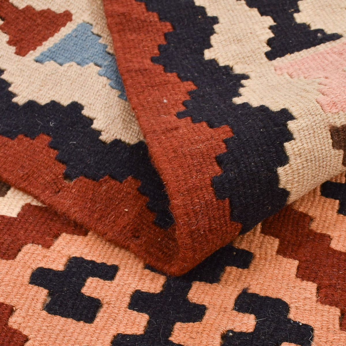 Kelim Teppich - Oriental - 146 x 100 cm - mehrfarbig