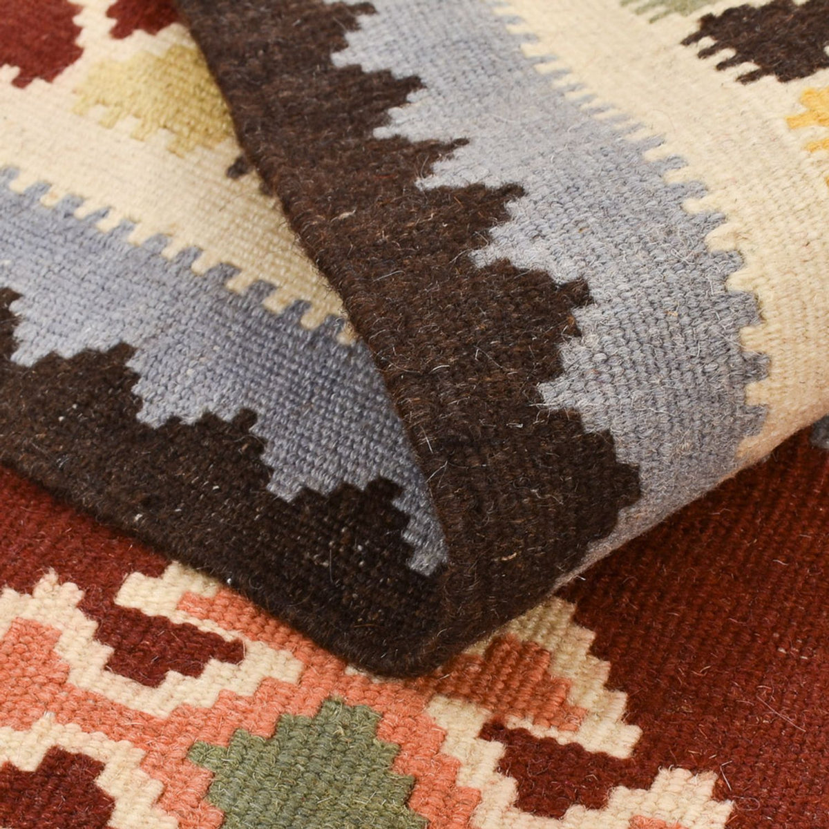 Kelim Teppich - Oriental - 145 x 106 cm - mehrfarbig