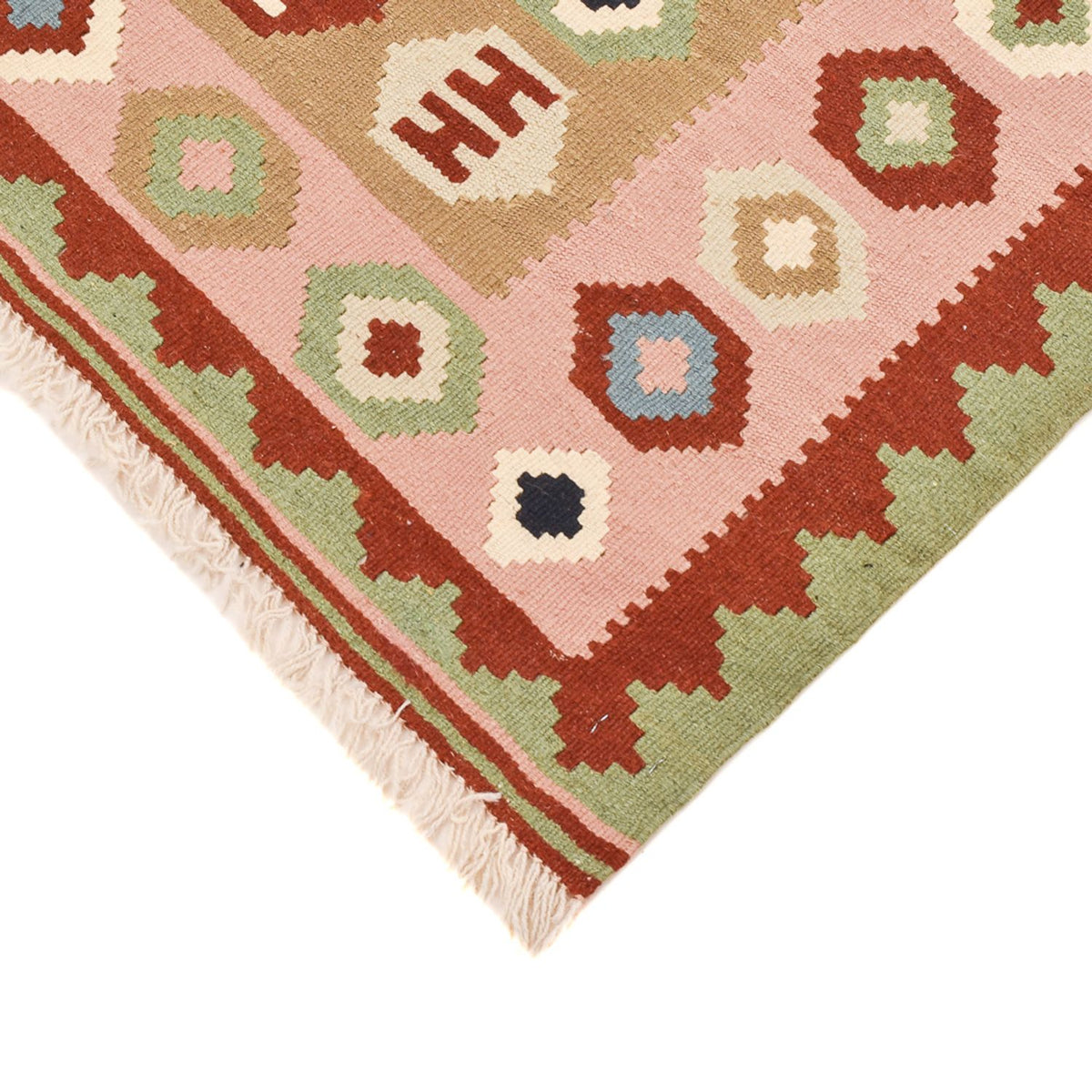 Kelim Teppich - Oriental - 138 x 110 cm - mehrfarbig