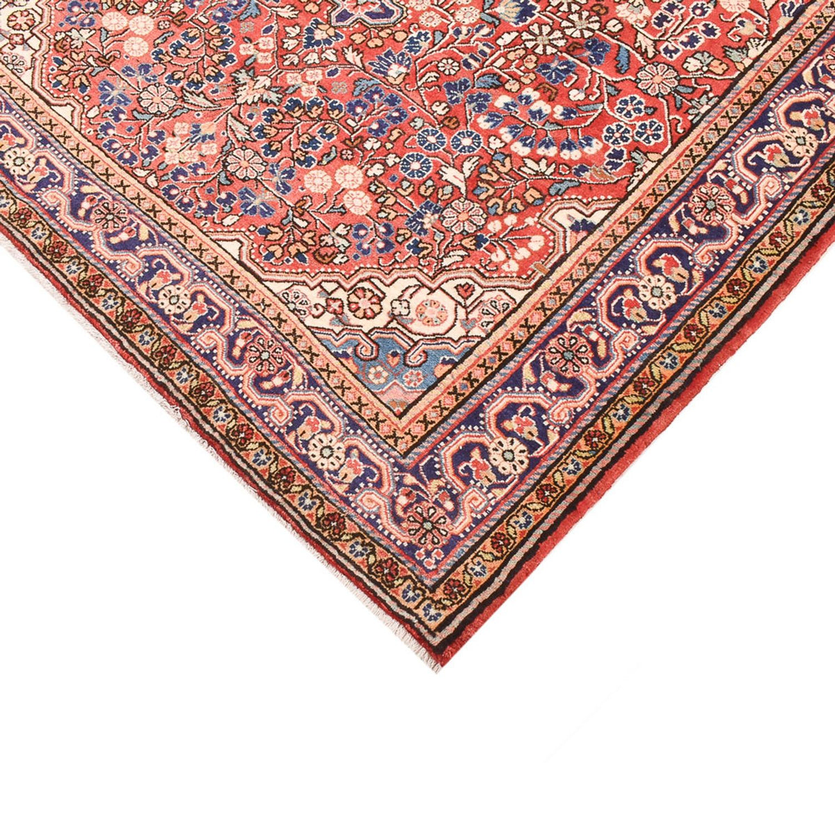 Perserteppich - Nomadic - 201 x 136 cm - mehrfarbig