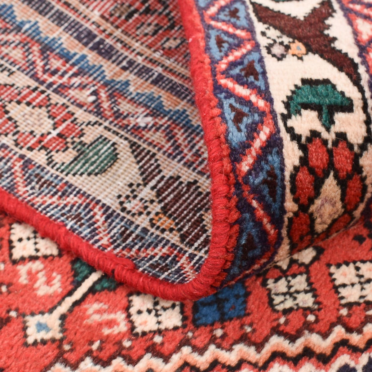 Perserteppich - Nomadic - 142 x 97 cm - rot