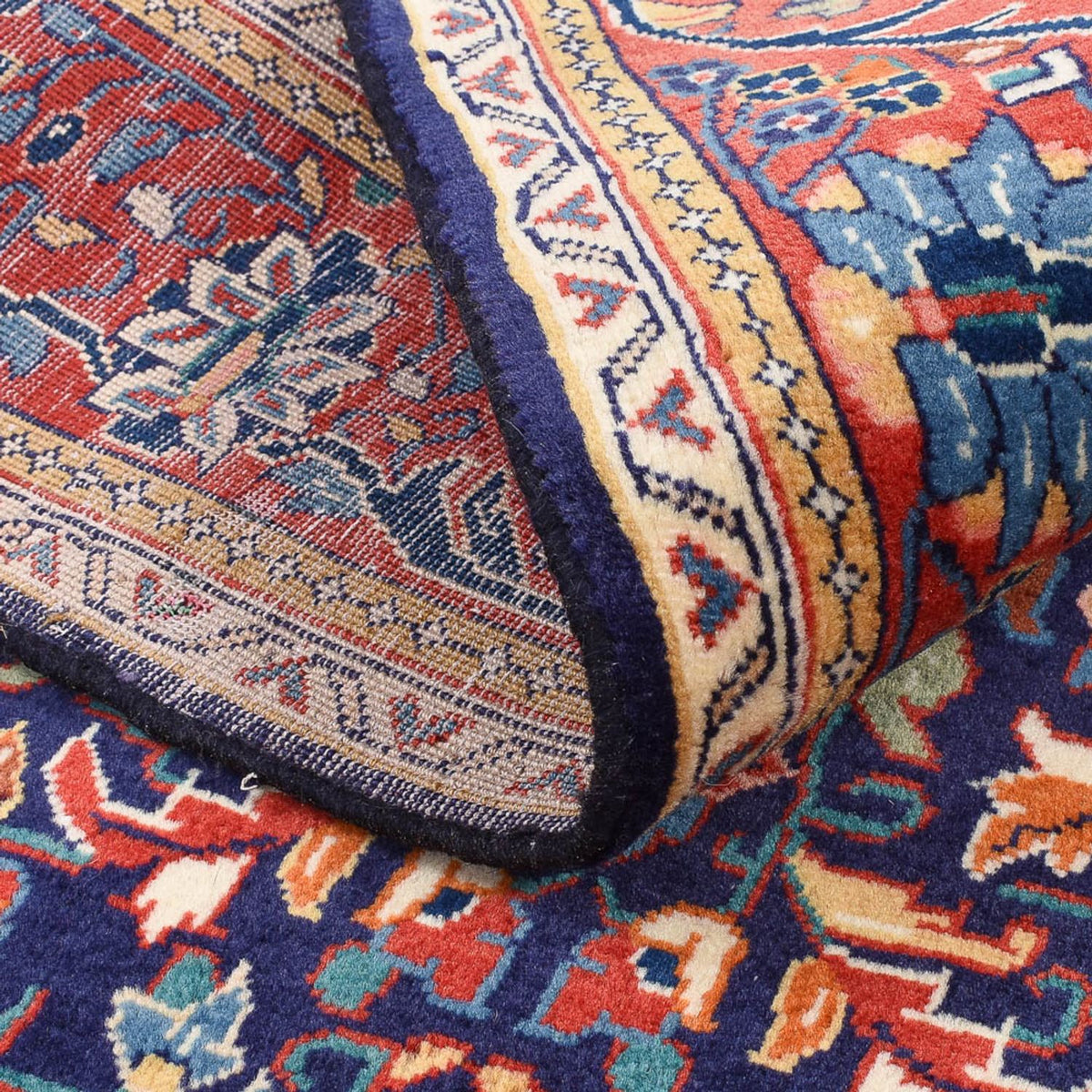 Perserteppich - Nomadic - 170 x 110 cm - dunkelblau