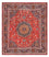 Perserteppich - Classic sonderform - 340 x 303 cm - rot
