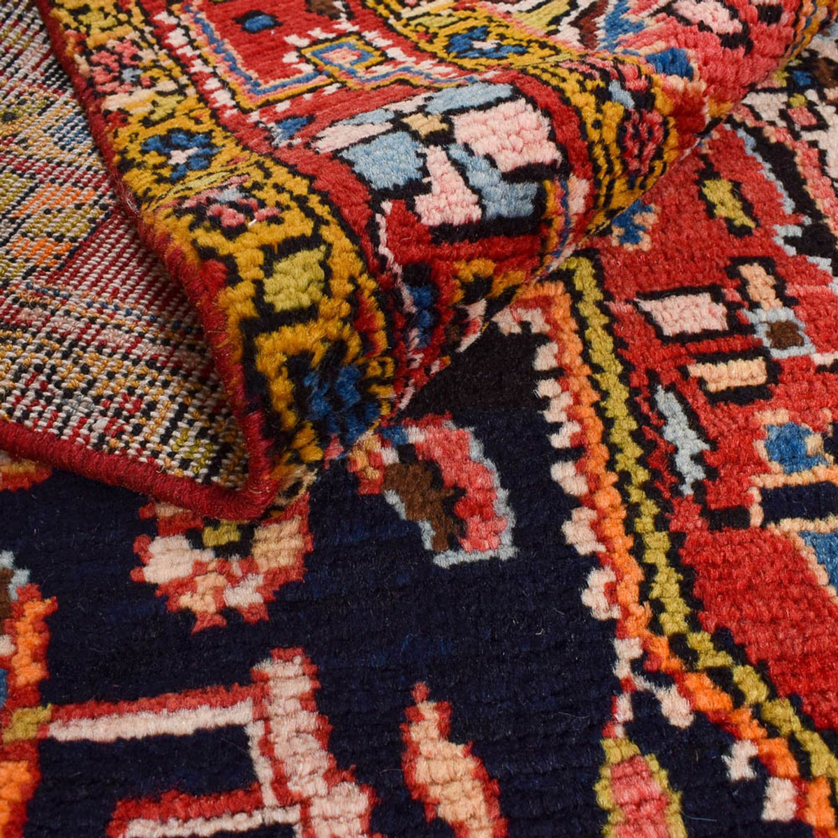 Perserteppich - Nomadic - 226 x 135 cm - dunkelblau