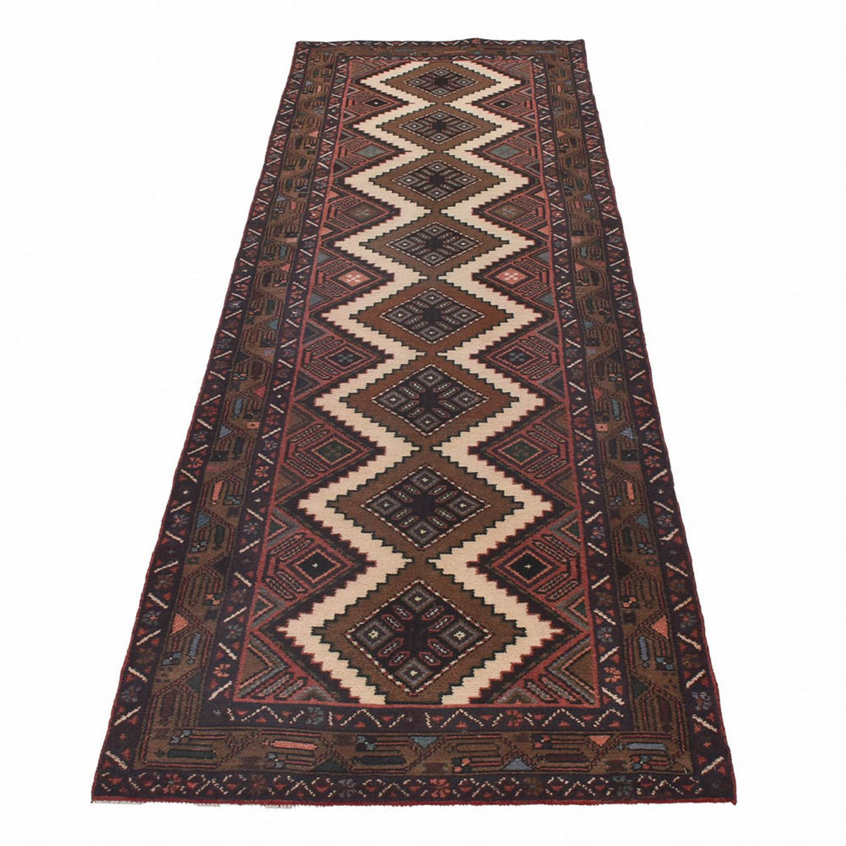 Läufer Perser - Nomadic - 302 x 80 cm - mehrfarbig