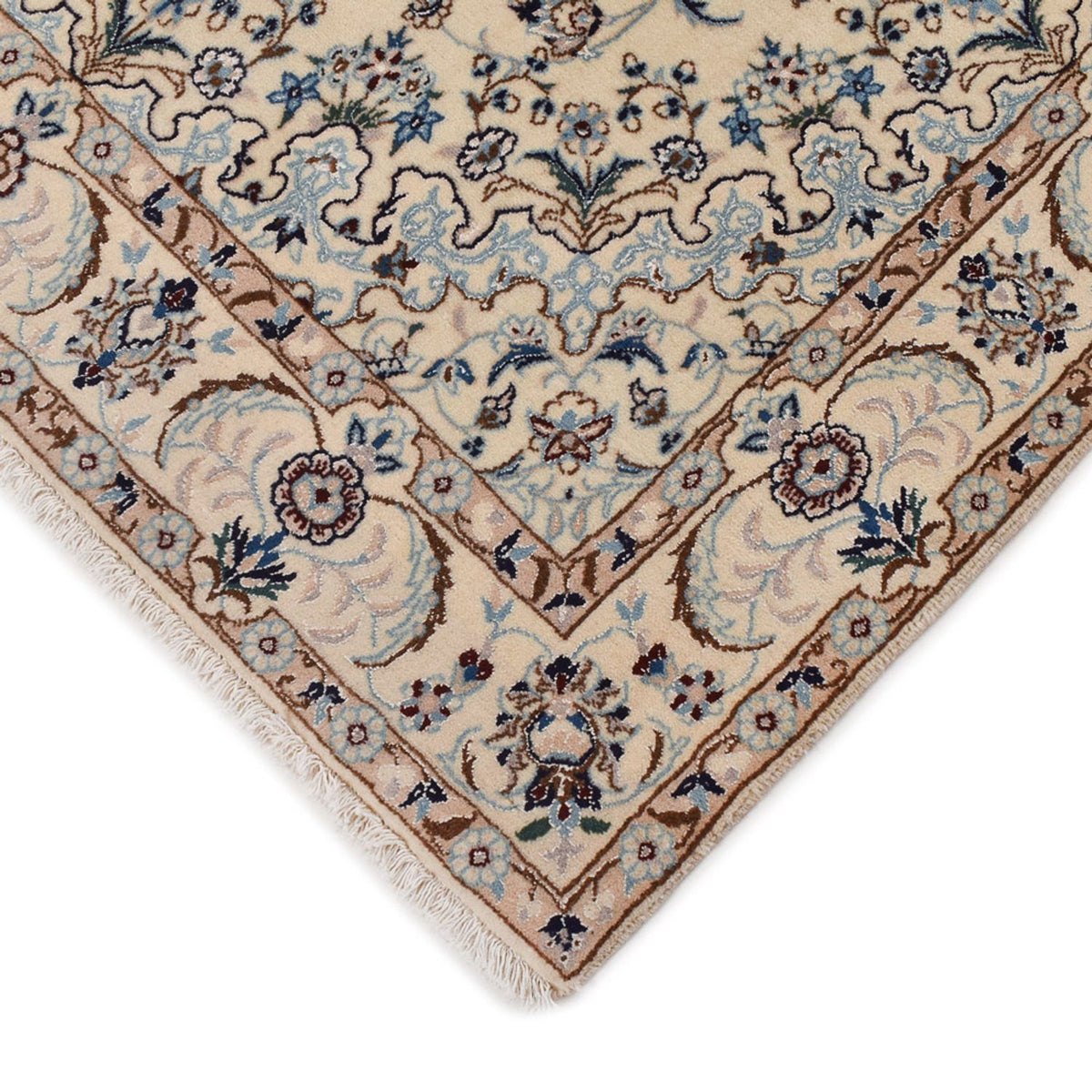 Perserteppich - Nain - Royal - 204 x 126 cm - beige