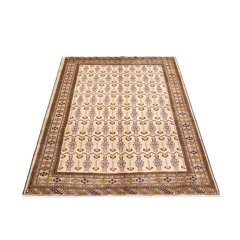 Turkaman Teppich - 213 x 146 cm - hellbeige