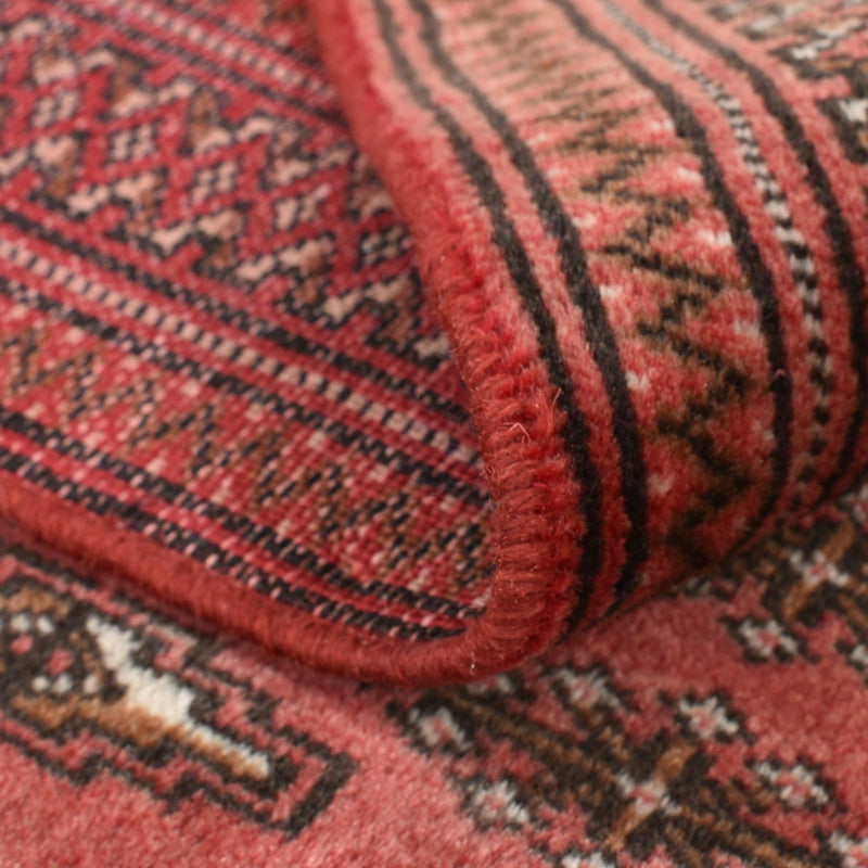 Turkaman Teppich - 140 x 104 cm - rot