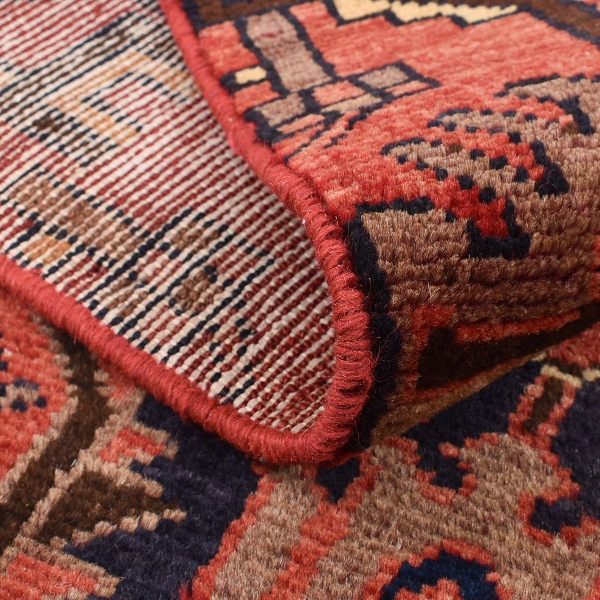 Perserteppich - Nomadic - 159 x 106 cm - rot