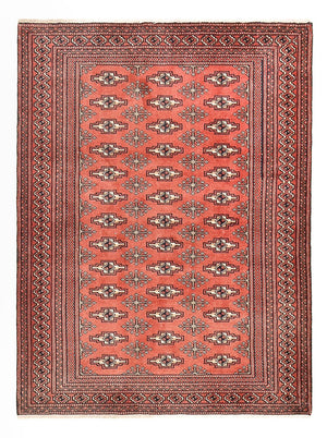 Turkaman Teppich - 132 x 99 cm - rot