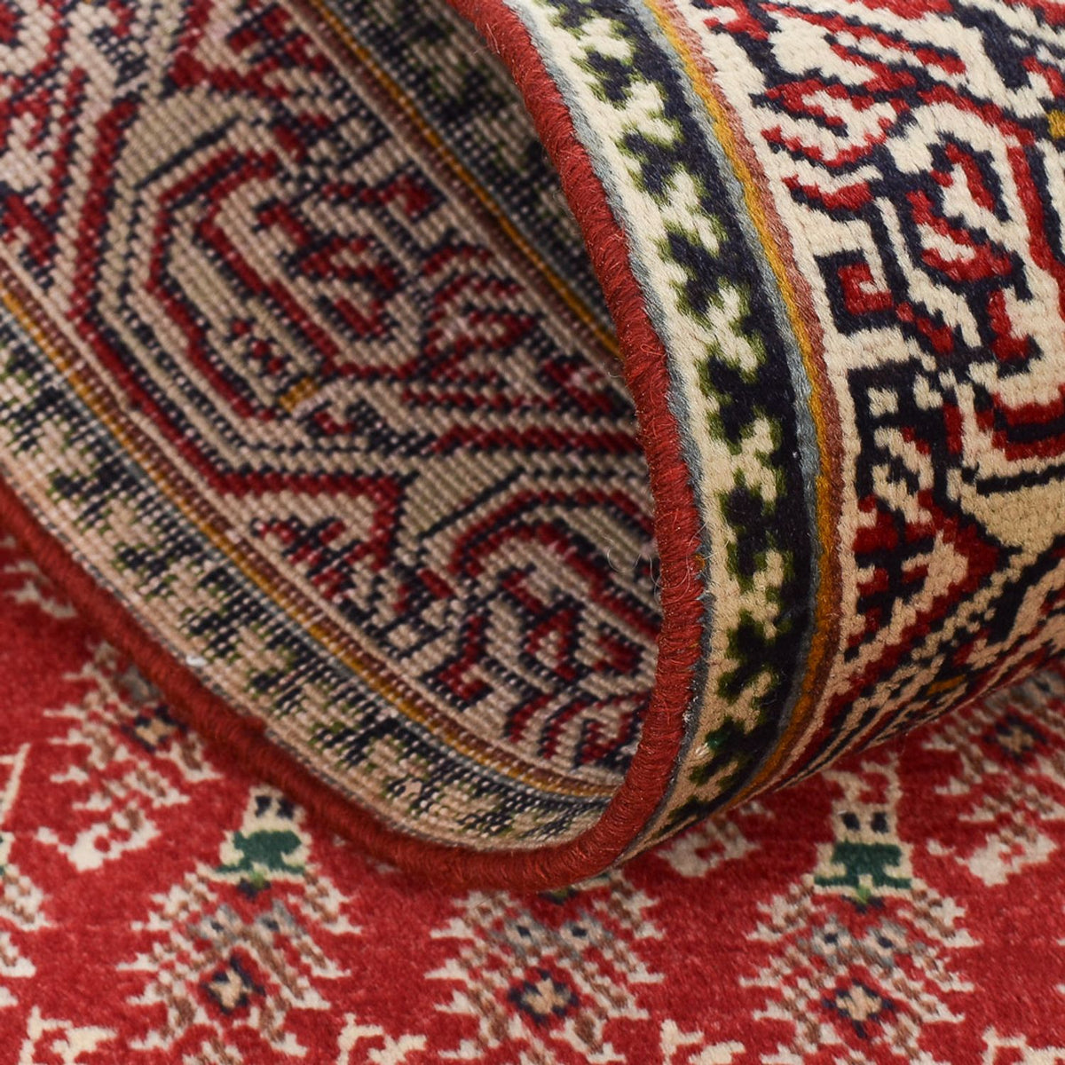 Läufer Perser - Täbriz - 381 x 73 cm - rost