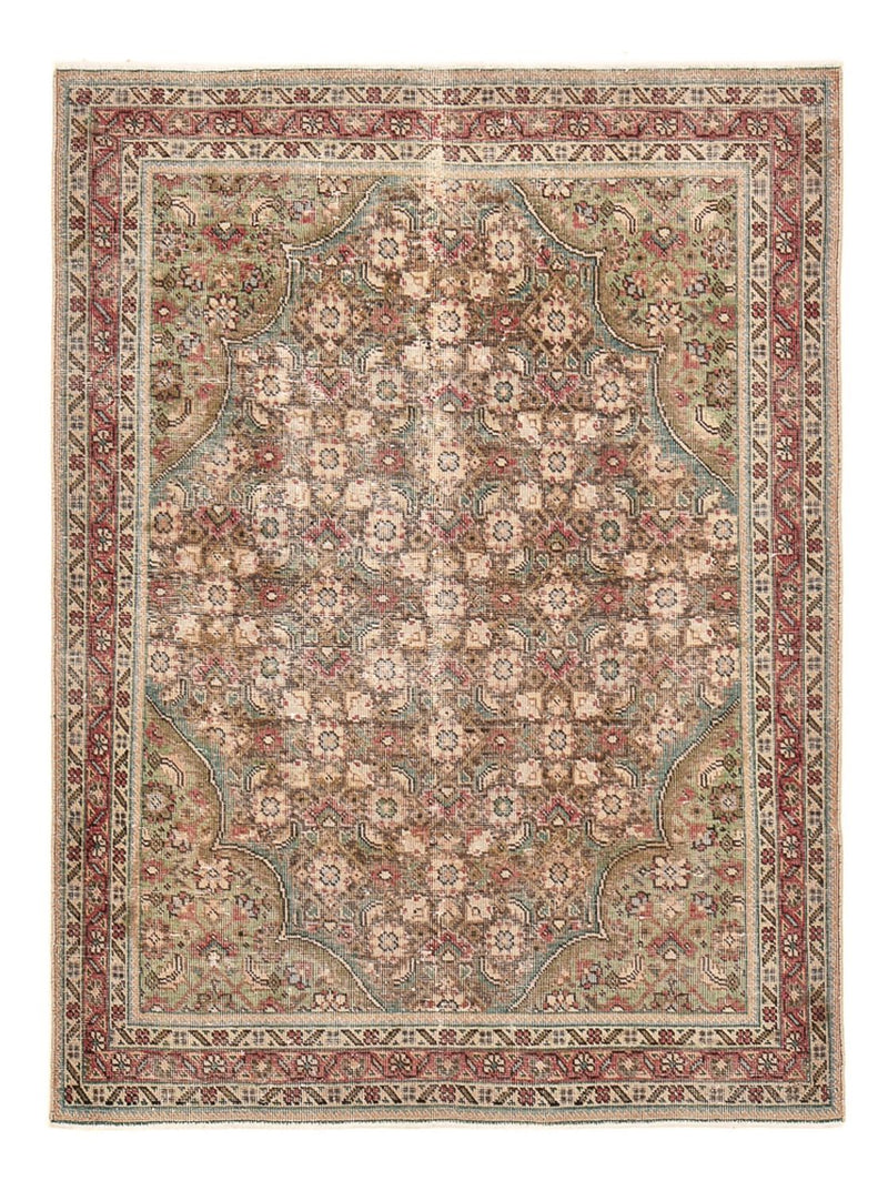 Vintage Teppich - 182 x 136 cm - beige