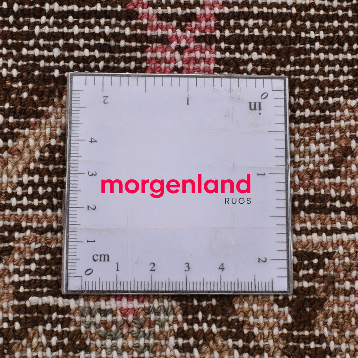 Vintage Teppich - 186 x 126 cm - hellrot