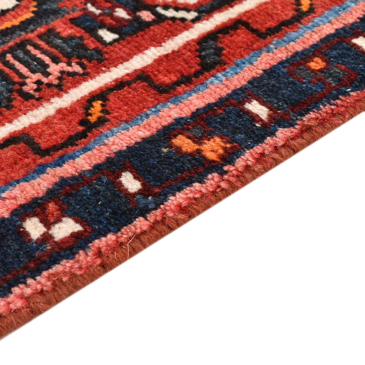 Perserteppich - Nomadic - 93 x 49 cm - dunkelrot