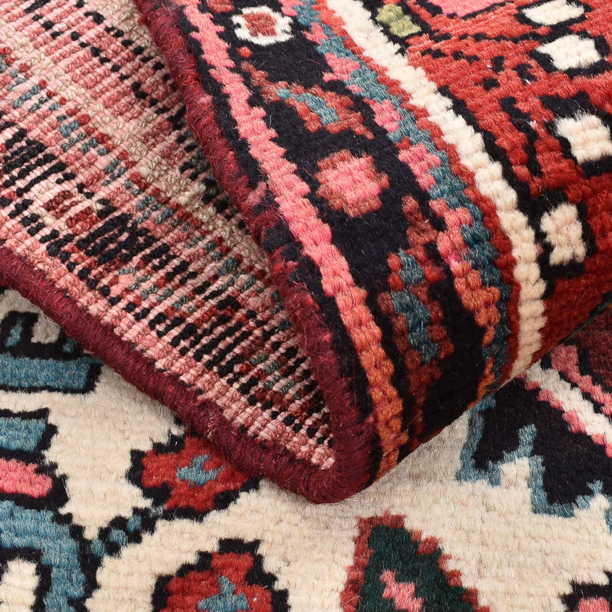 Perserteppich - Nomadic - 96 x 64 cm - mehrfarbig