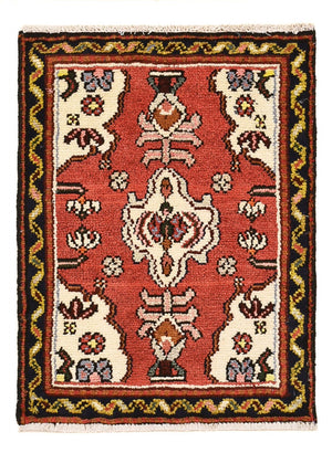 Perserteppich - Nomadic - 62 x 44 cm - rot