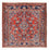 Perserteppich - Nomadic quadratisch  - 67 x 67 cm - rot