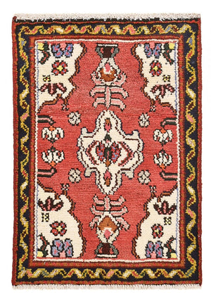 Perserteppich - Nomadic quadratisch  - 65 x 65 cm - rot