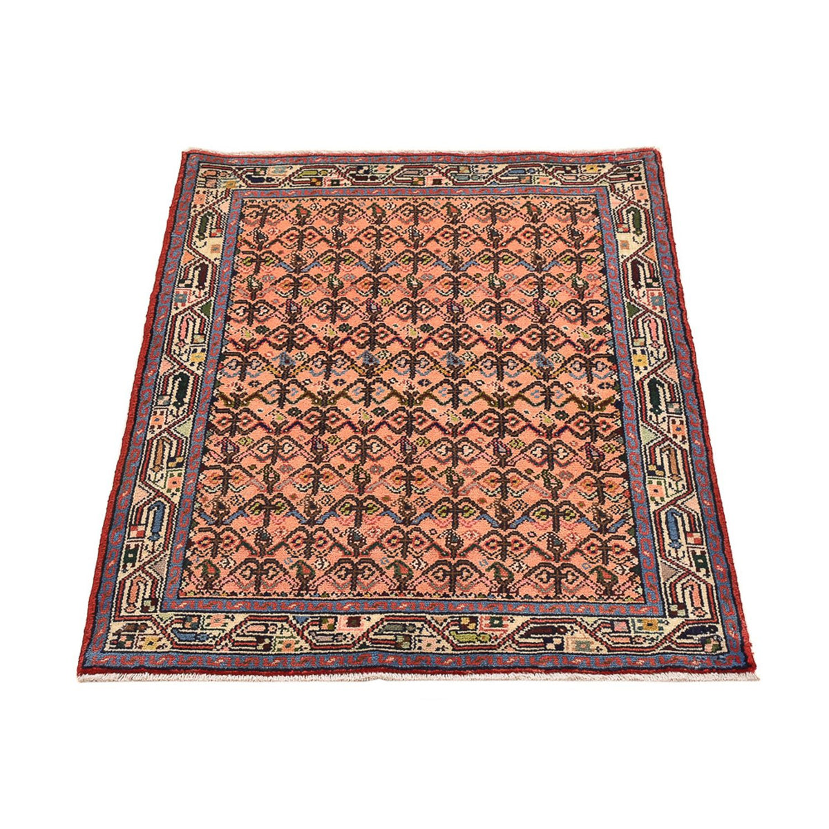 Perserteppich - Nomadic - 112 x 78 cm - hellrot