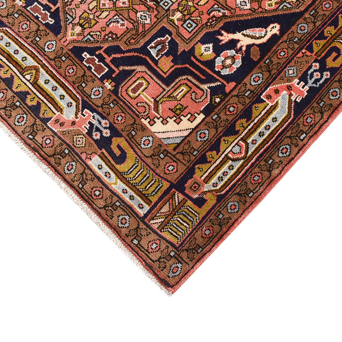 Perserteppich - Nomadic - 160 x 102 cm - hellrot