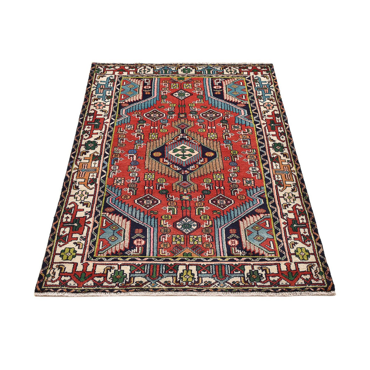 Perserteppich - Nomadic - 145 x 96 cm - rot