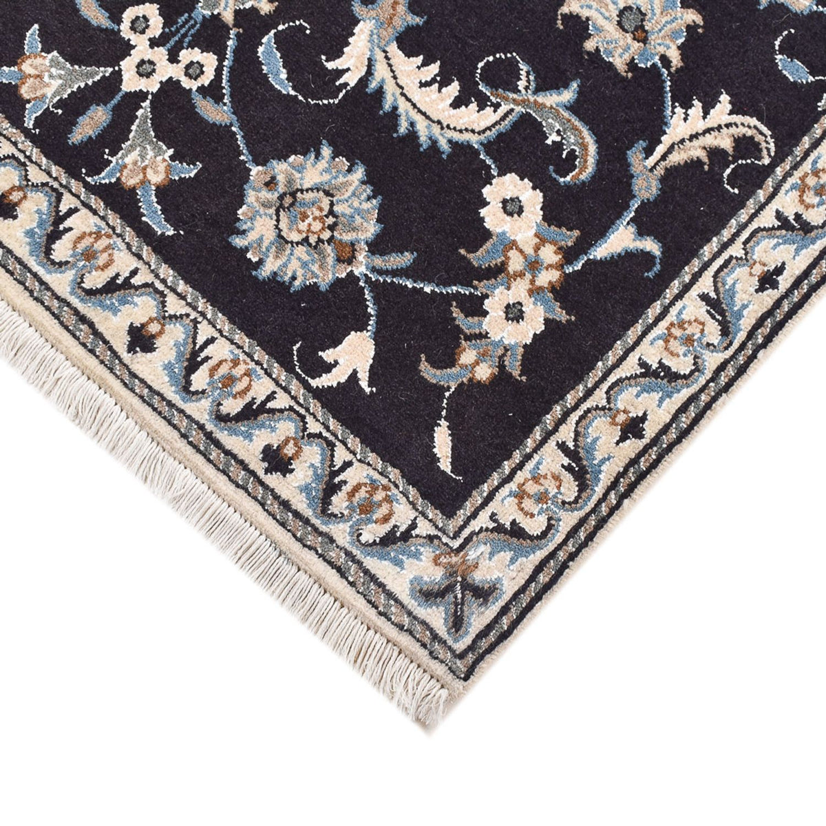 Perserteppich - Nain - 145 x 87 cm - dunkelbeige