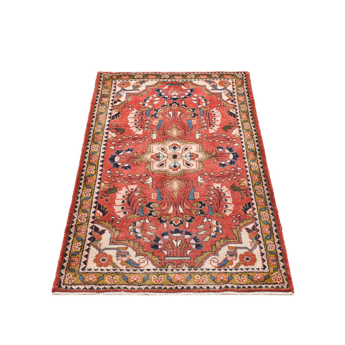 Perserteppich - Nomadic - 132 x 75 cm - hellrot