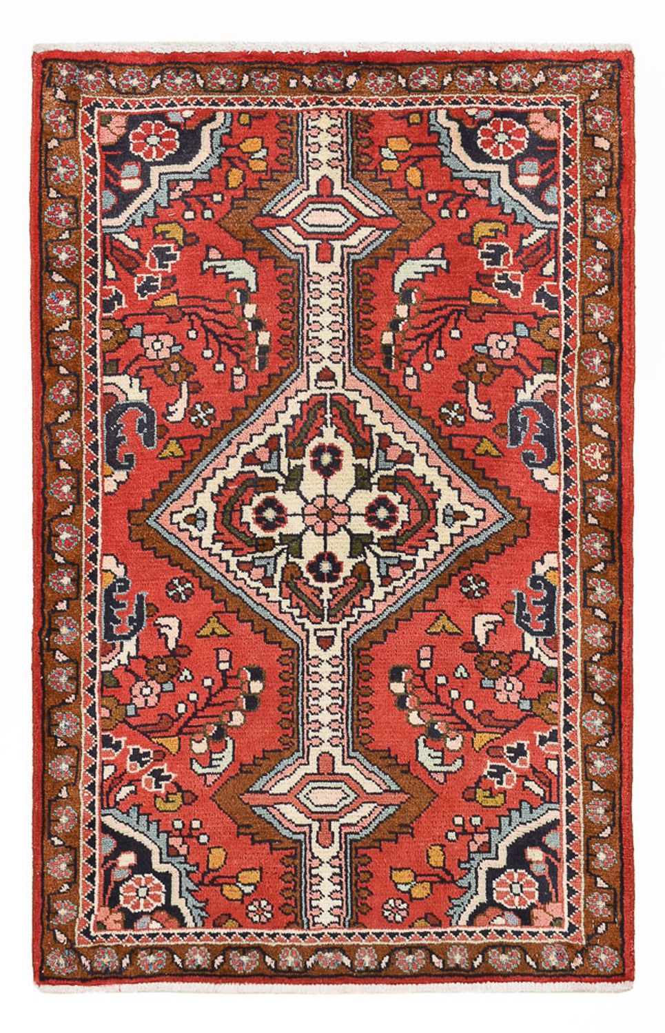 Perserteppich - Nomadic - 107 x 76 cm - rot