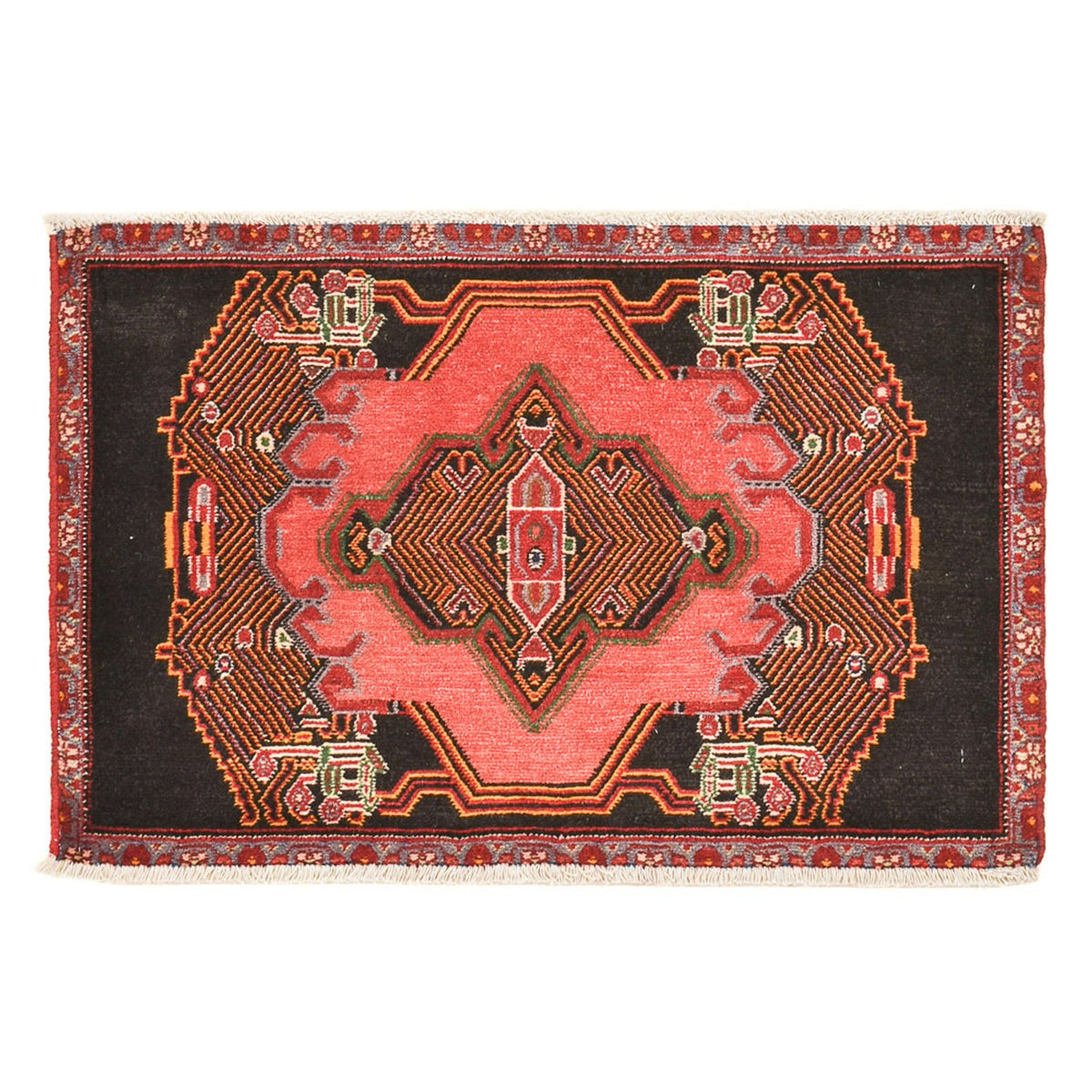 Perserteppich - Nomadic - 77 x 54 cm - hellrot