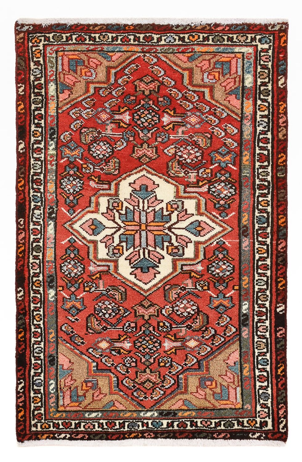 Perserteppich - Nomadic - 95 x 65 cm - rot