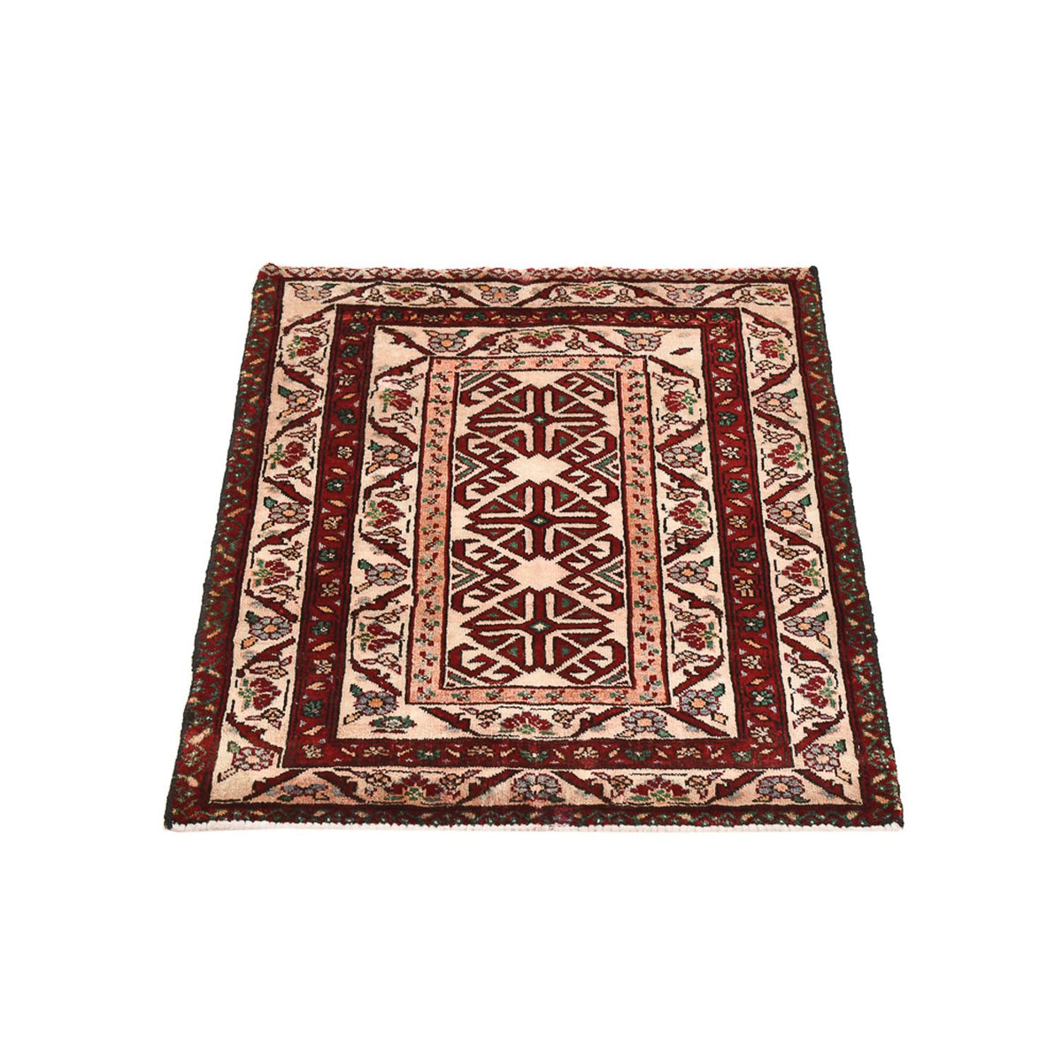 Perserteppich - Nomadic - 85 x 66 cm - mehrfarbig