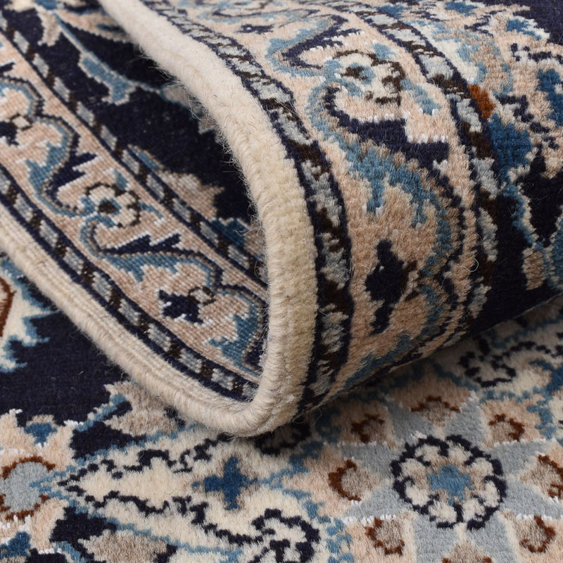 Läufer Perser - Nain - 189 x 75 cm - dunkelblau