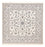 Perserteppich - Nain - Premium quadratisch - 204 x 207 cm - hellgrau