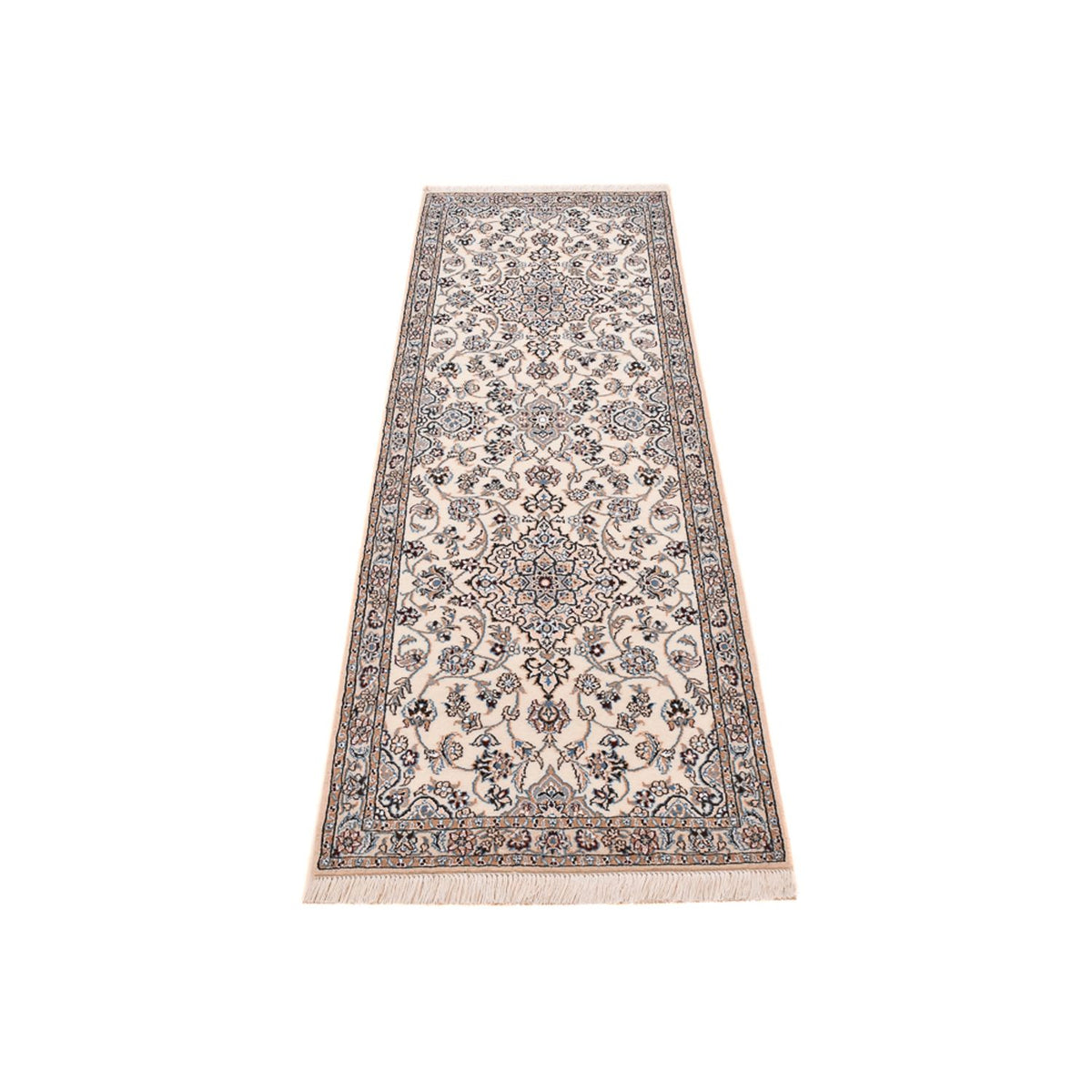 Läufer Perser - Nain - Royal - 219 x 70 cm - weiß