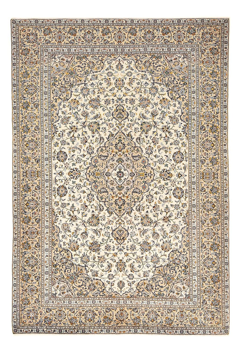 Perserteppich - Keshan - 343 x 238 cm - hellbeige