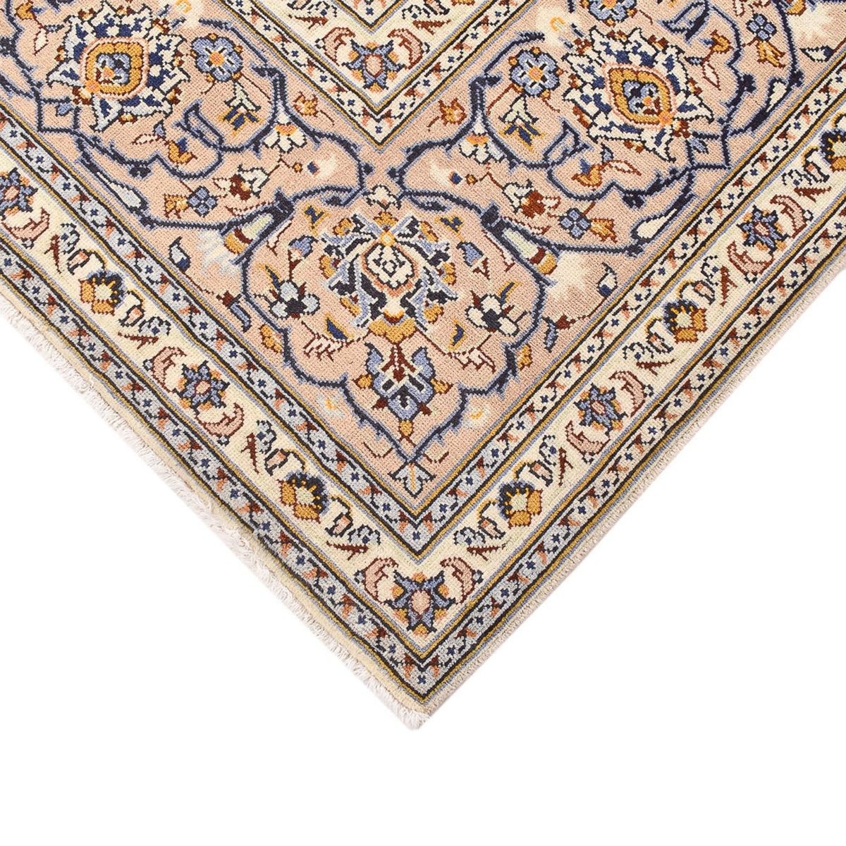 Perserteppich - Keshan - 380 x 271 cm - hellbeige